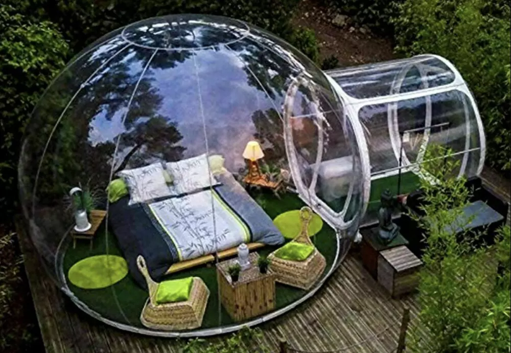 bubble crystal tent