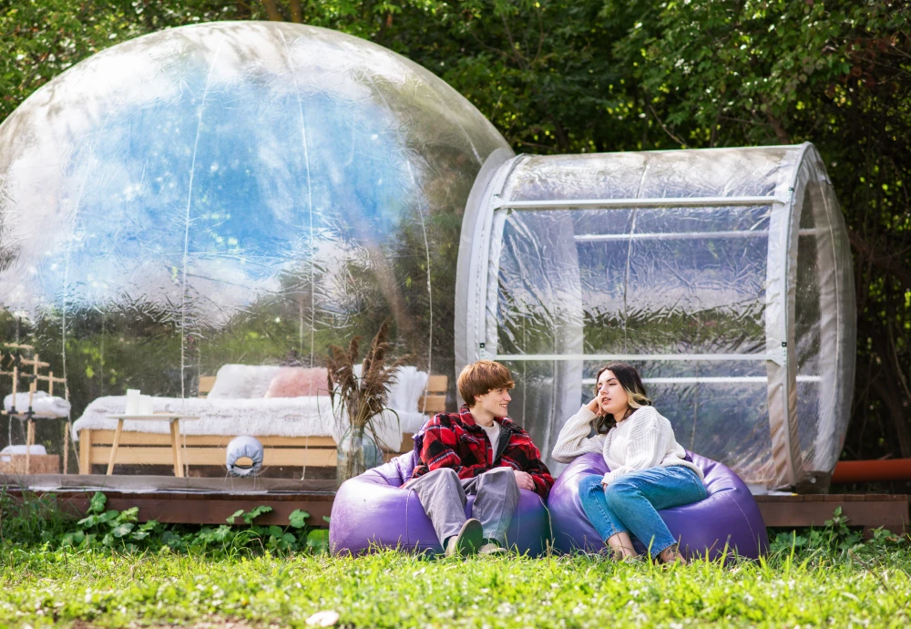 transparent crystal tents